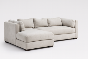 Light Gray LAF Chaise Sectional