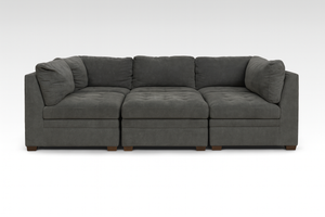 Tisdale 6-Piece Fabric Sectional - Gray