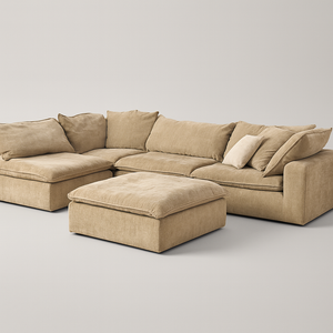 Sereen 5-Piece Sectional - Gray