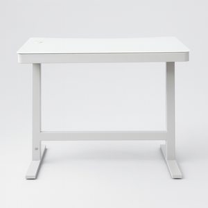 White Adjustable Height Desk