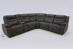 Kelsee Fabric Power Reclining Sectional