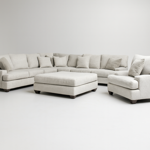 Oversized Sectional with Ottoman and Chair
