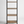 Industrial 4-Tier Narrow Bookshelf with Rustic Wood Shelves & Black Metal Frame