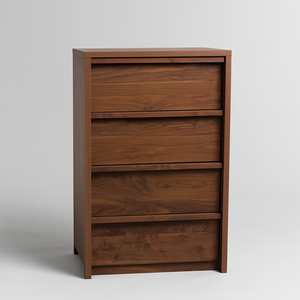 Brown 4 Drawer Dresser