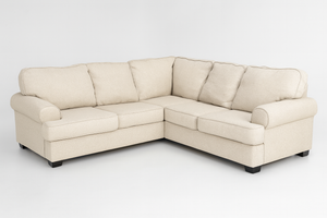 Classic Roll Arm L-Shape Sectional