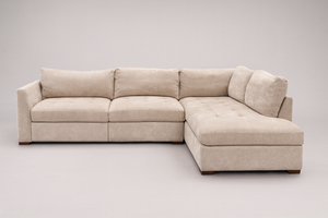 118" Miles Fabric Power Sectional