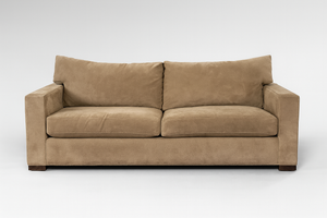 Crate and Barrel Axis Sofa 88” (Brown)