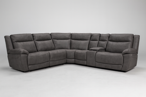 Zakary Fabric Power Sectional