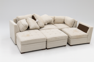 Thomasville Tisdale 6 Piece Boucle Sectional